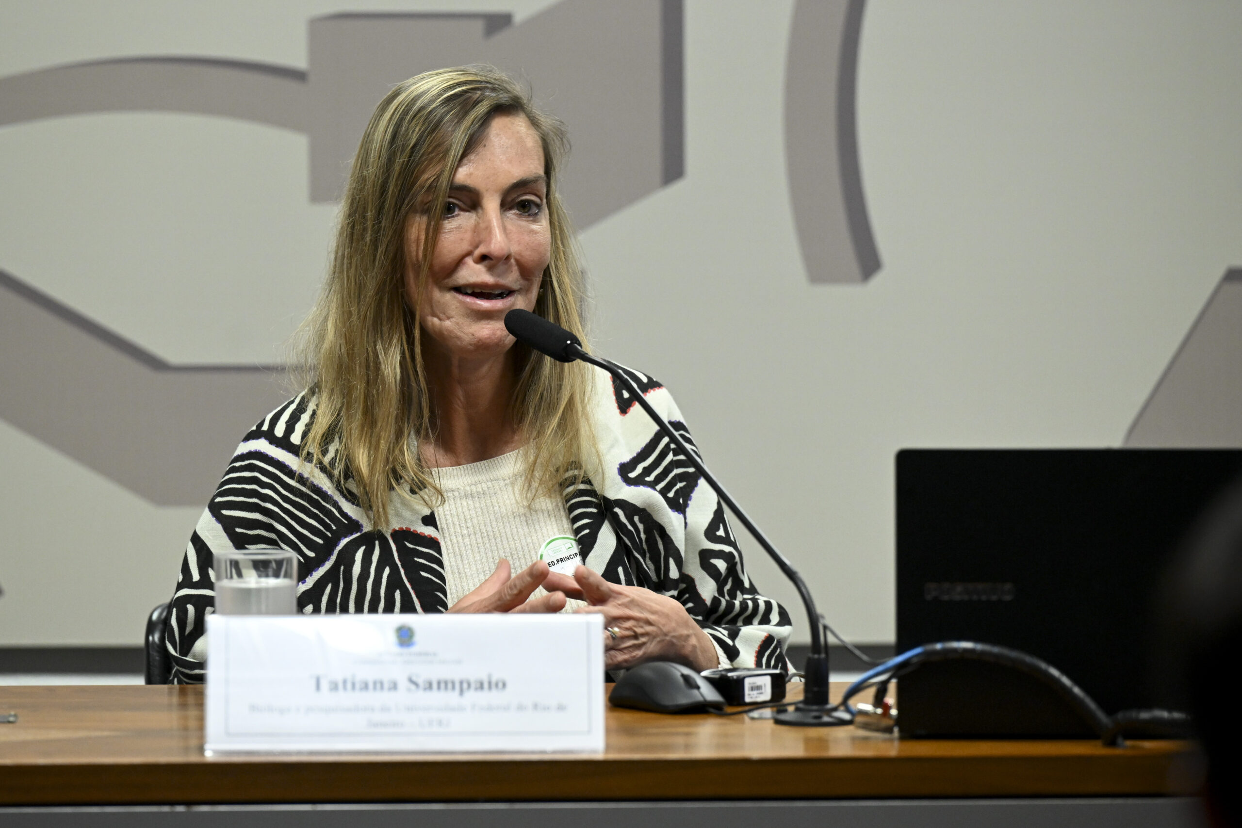 Tatiana Sampaio e polilaminina