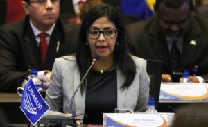 Delcy Rodríguez desafia os EUA