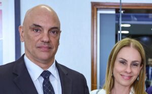 Moraes e a esposa que teriam recebido pagamentos do Banco Master