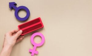 Símbolos de igualdade de gênero para presentar guia de lula