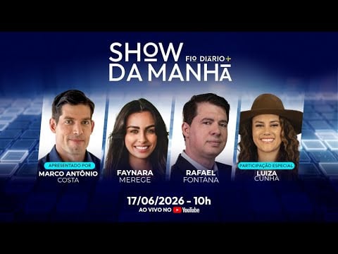 Portal Fio Diário 33 Show da Manhã - SHOW DA MANHÃ 17/06/2026 - COPA DO MUNDO DA VERGONHA COM TRUMP X LULA