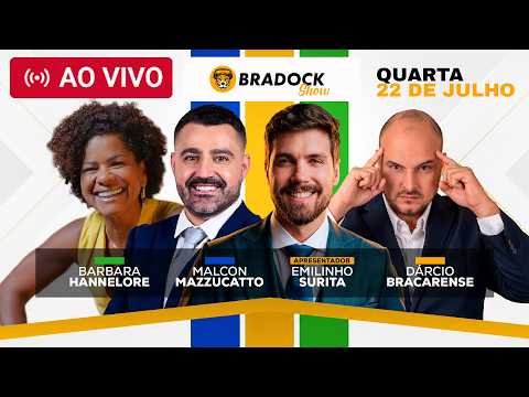 Portal Fio Diário 43 Bradock Show - BRADOCK SHOW 22/07/2026 - 🔴 LULA CULPA BOLSONARO! Flávio peita embaixadores e PT entra em pânico | Bradock Show