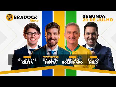 Portal Fio Diário 42 Bradock Show - BRADOCK SHOW 26/07/2020 - Bradock Show 26/07/20 - EMILINHO SURITA, RENATO BOLSONARO, GUILHERME KILTER E PAULO MELO