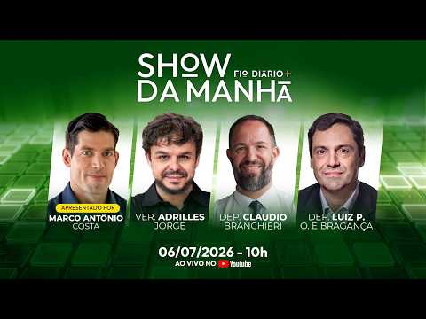 Portal Fio Diário 33 Show da Manhã - SHOW DA MANHÃ 06/07/2026 - COPA DA CORRUPÇÃO: AS MOVIMENTAÇÕES SECRETAS DE LULA & LULINHA