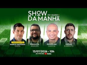 Show da Manhã - SHOW DA MANHÃ 13/07/2026 - TRETA: BOLSONARO PODE PERDER DOMICILIAR