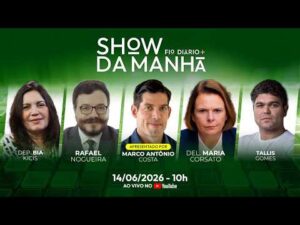 Show da Manhã - SHOW DA MANHÃ 14/07/2026 - A MORDAÇA DE 90 DIAS: MORAES PROÍBE FLÁVIO DE VER BOLSONARO 14/07/2026