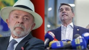 Lula empata com Flávio Bolsonaro em novo cenário de 2º turno, aponta pesquisa eleitoral