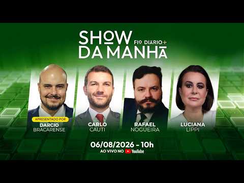 Portal Fio Diário 33 Show da Manhã - SHOW DA MANHÃ 06/08/2026 - SUPERMAN NO SENADO, LULA NA CASA DE MORAES E LULINHA NA MIRA| 06/08/2026